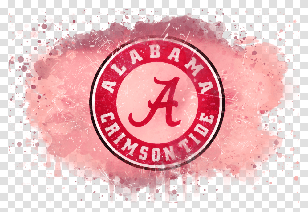 College Watercolor Logos Alabama Crimson Tide, Poster, Advertisement, Flyer, Paper Transparent Png