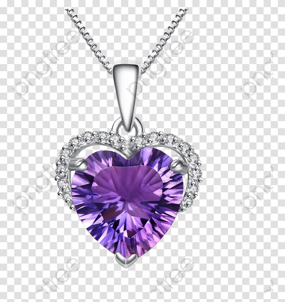 Collier En Diamant Violet, Gemstone, Jewelry, Accessories, Accessory Transparent Png