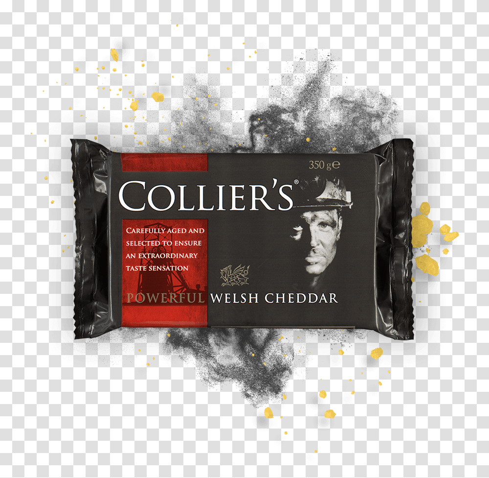 Colliers Cheese Collier S Powerful Cheddar Collier's Powerful Welsh Cheddar, Paper, Advertisement, Poster, Flyer Transparent Png