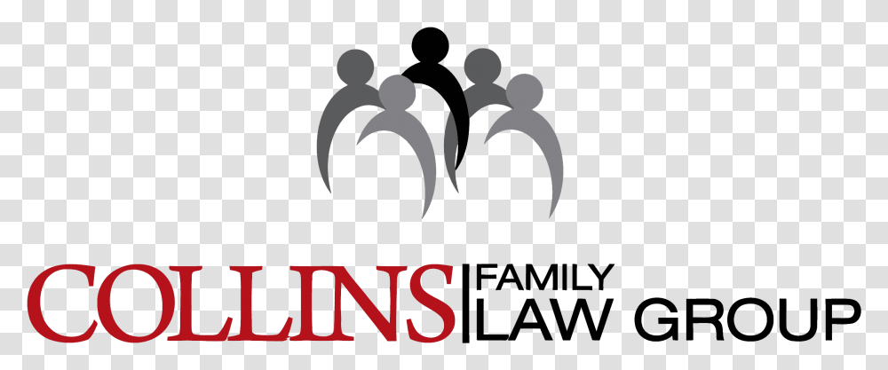Collins Family Law Group Logo Icon With Text In Red Graphic Design, Audience, Crowd, Alphabet, Speech Transparent Png