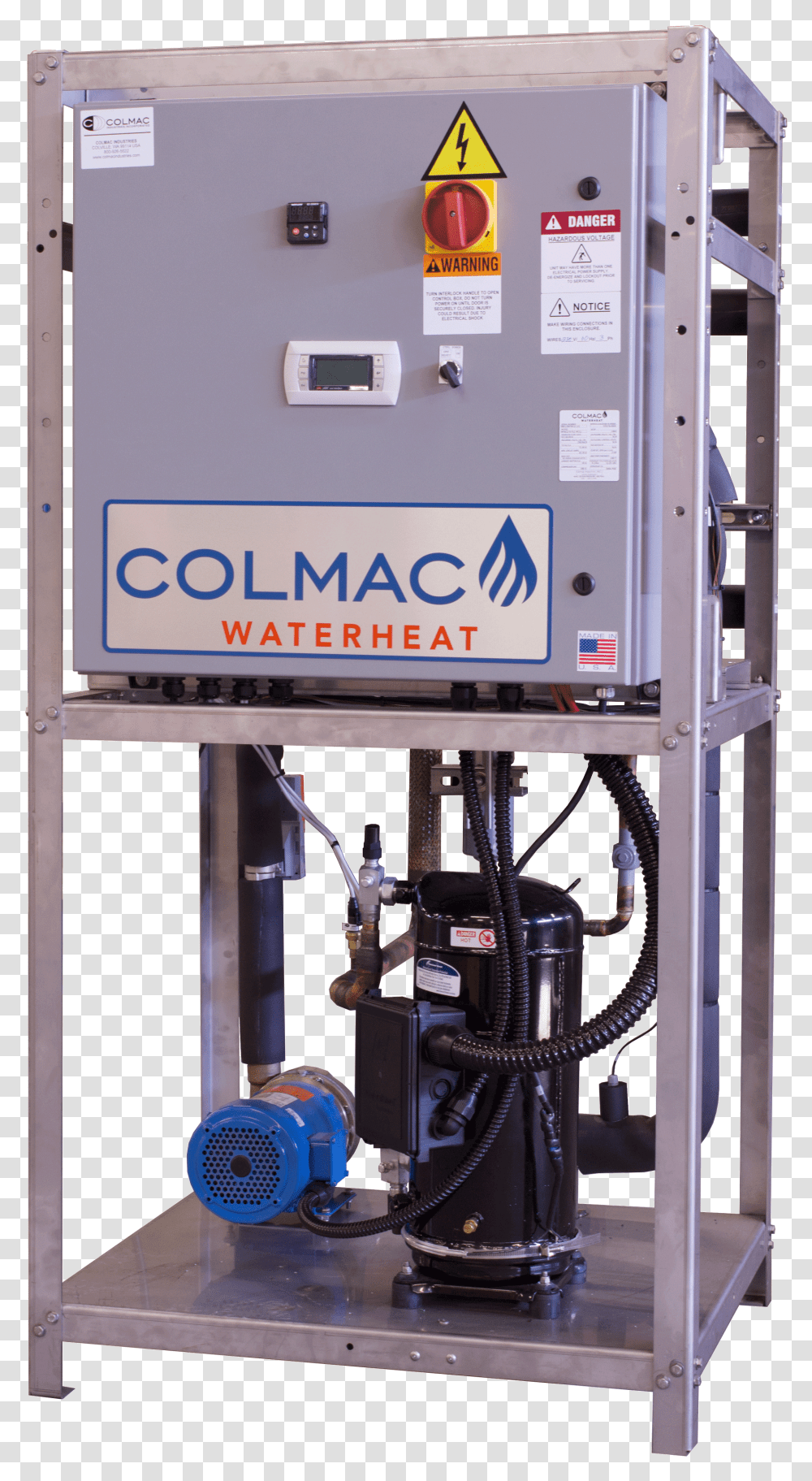Colmac Water Heater, Machine, Generator, Lathe Transparent Png