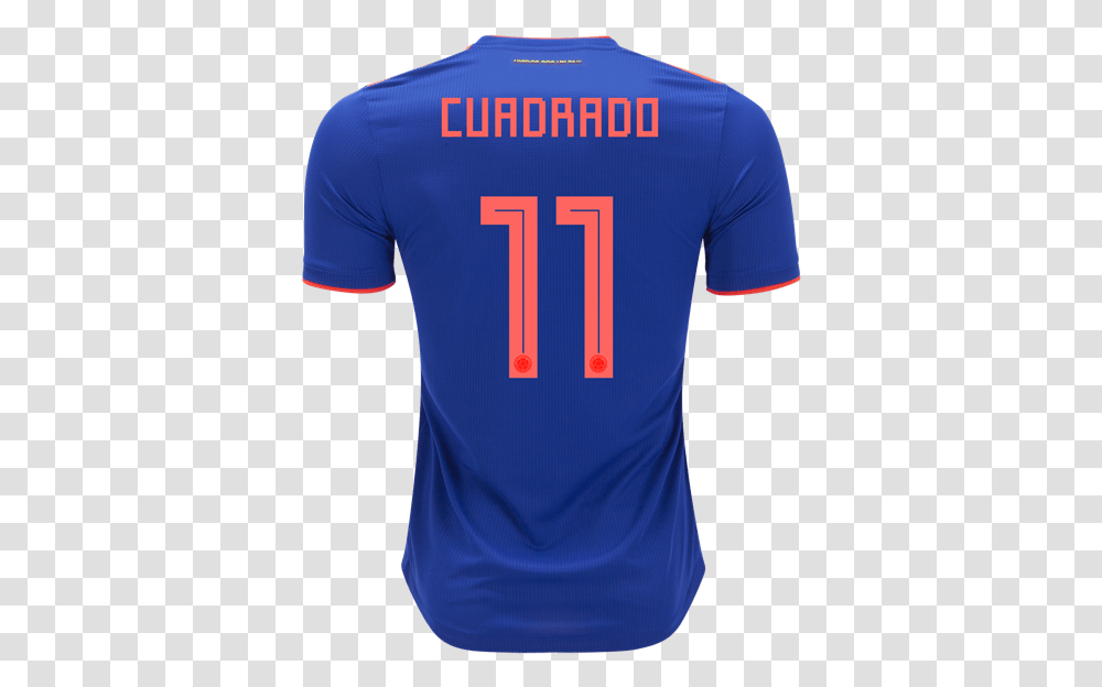 Colombia 2018 World Cup Juan Cuadrado Active Shirt, Apparel, Jersey Transparent Png