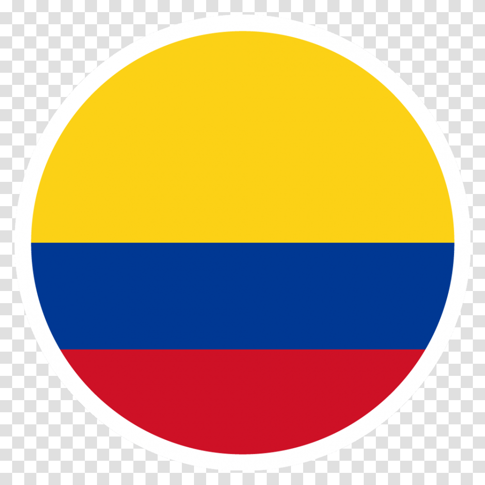 Colombia Flag Colombia Flag Round, Label, Balloon, Plot Transparent Png