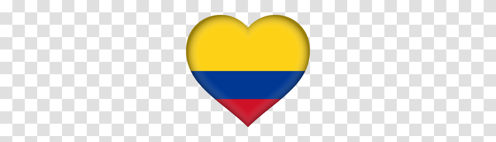 Colombia Flag Icon, Balloon, Heart, Plectrum, Triangle Transparent Png