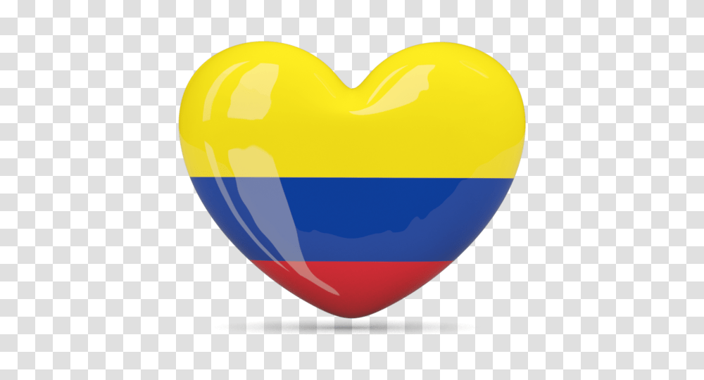Colombia For Peace, Balloon, Heart, Label Transparent Png