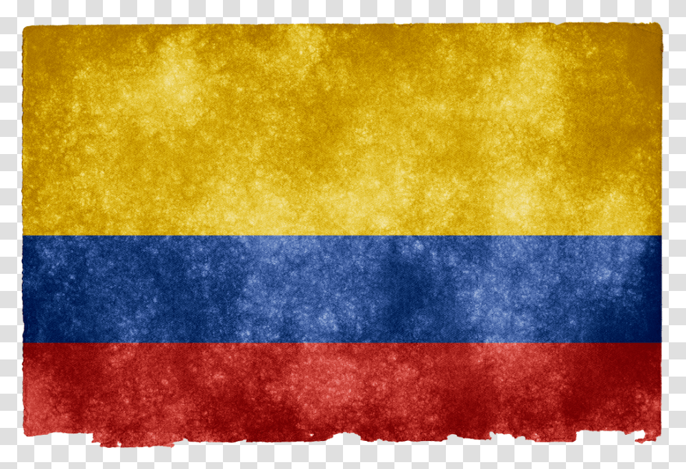 Colombia Grunge Flag, Paper, Texture, Rug Transparent Png