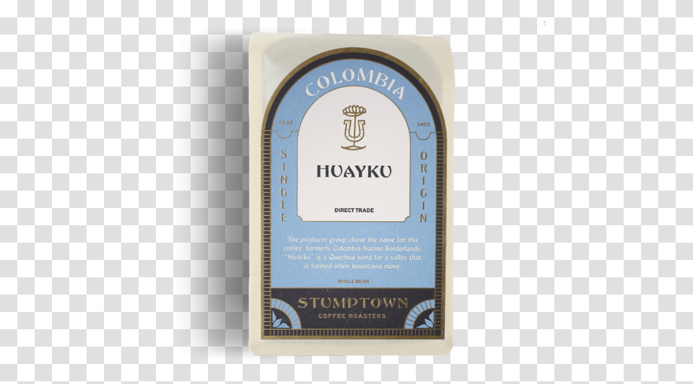 Colombia Huayku Label, Bottle, Aftershave, Cosmetics, Text Transparent Png