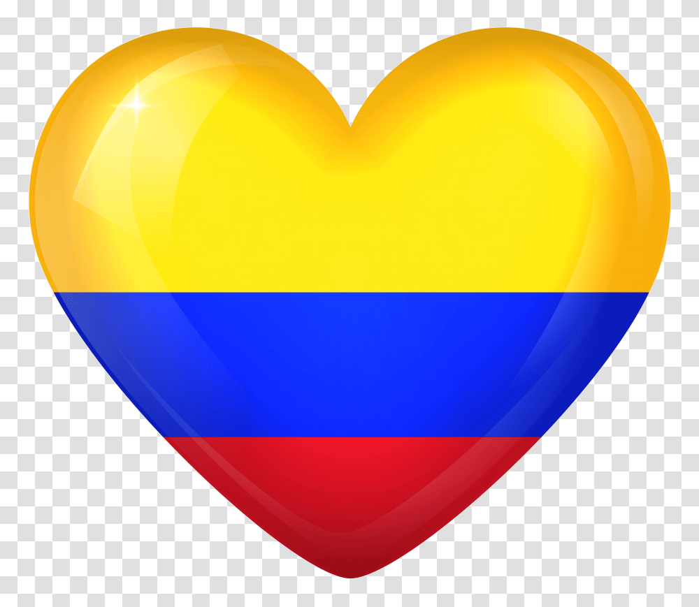 Colombia Large Heart, Balloon Transparent Png