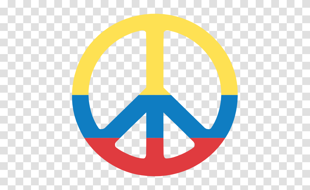 Colombia Peace Symbol Flag, Tape, Logo, Trademark, Sign Transparent Png