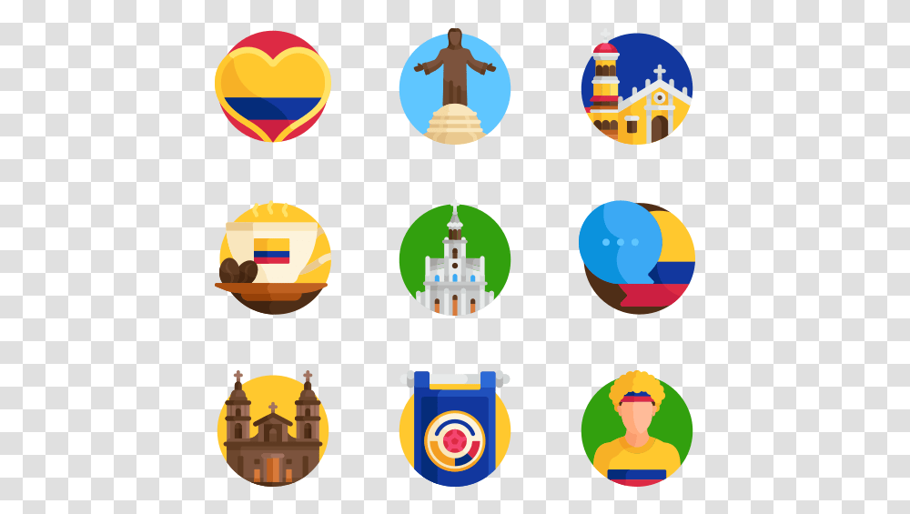 Colombia Travel Color Icon, Rattle, Logo Transparent Png
