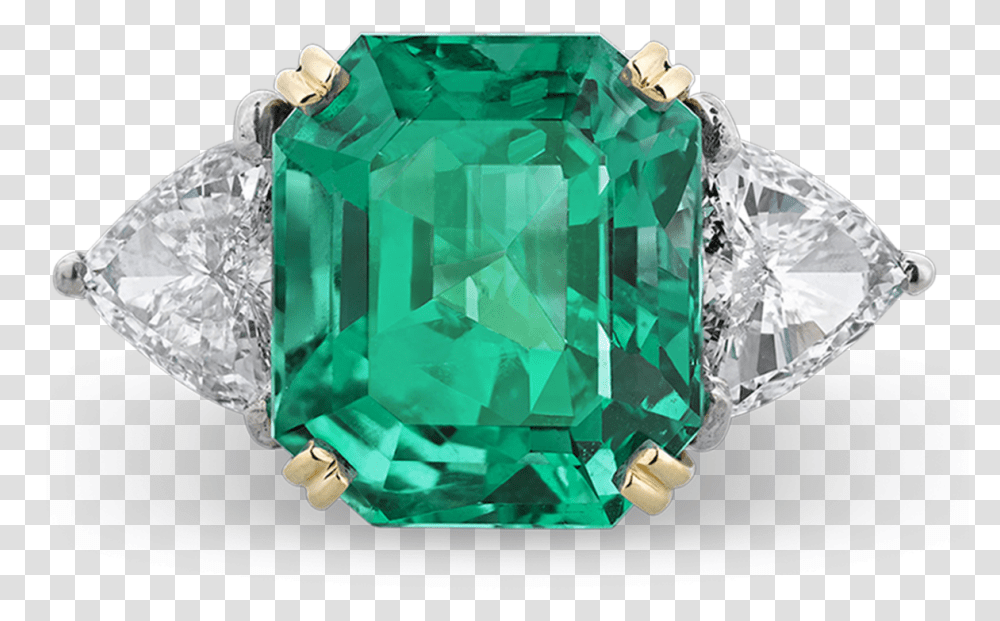 Colombian Emerald And Diamond Ring Diamond With Emerald Ring, Gemstone, Jewelry, Accessories, Accessory Transparent Png