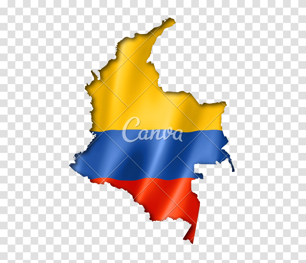 Colombian Flag Map, Plot, Atlas, Diagram, Leaf Transparent Png