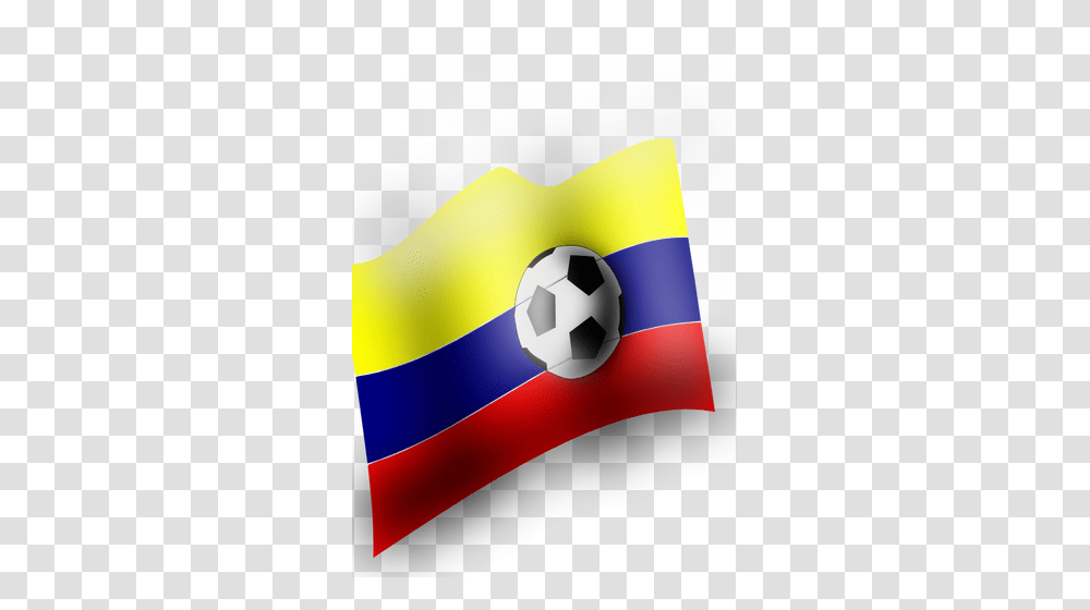 Colombian Flag Vector Clip Art, Soccer Ball, People Transparent Png