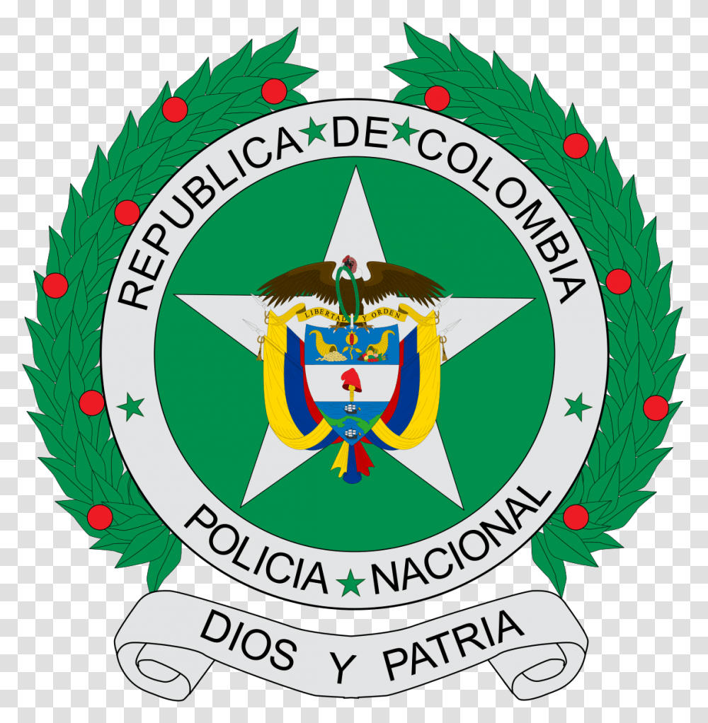 Colombian Police Symbol, Label, Logo, Trademark Transparent Png