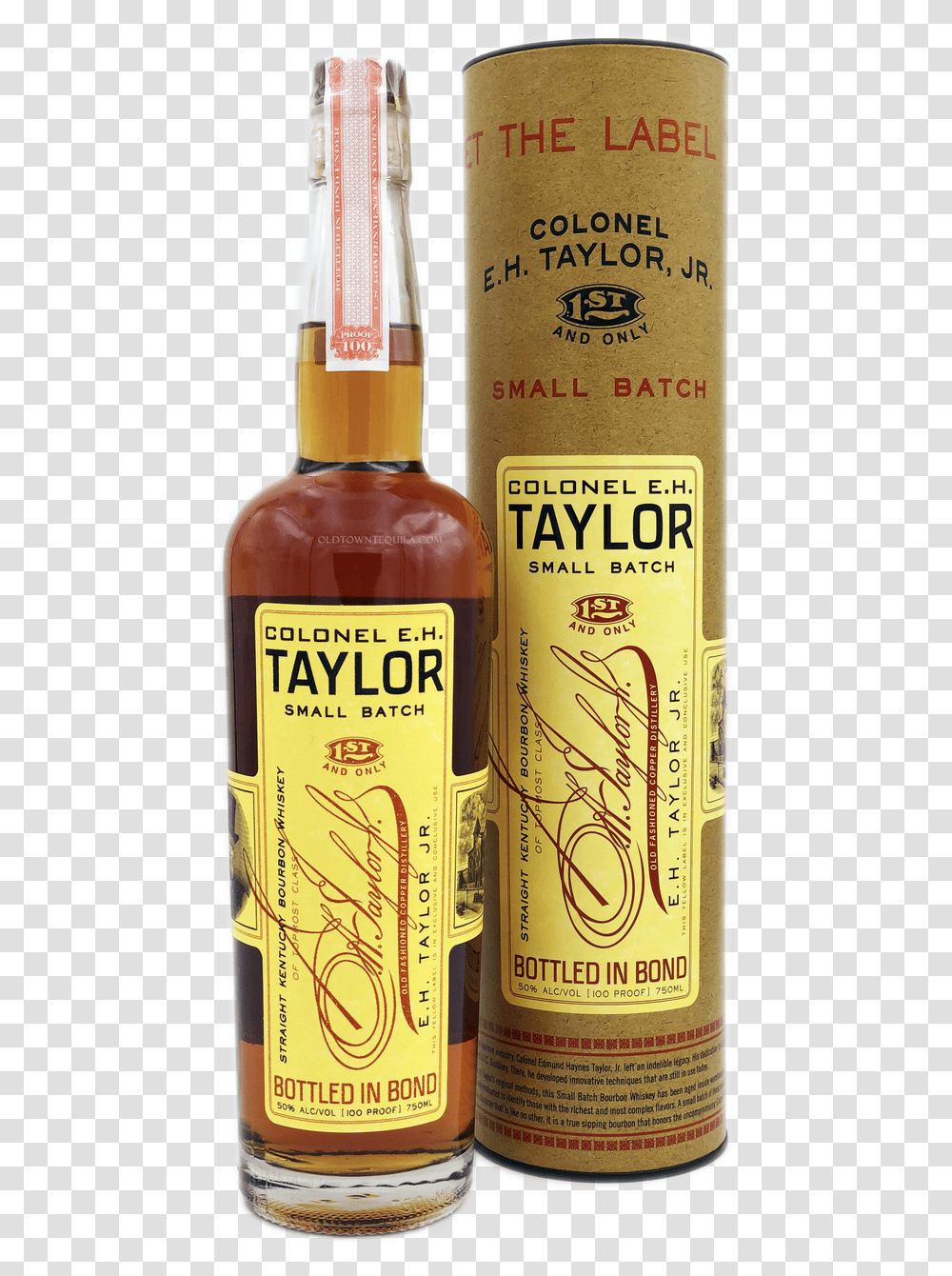 Colonel E H Taylor Jr Small Batch Kentucky Straight, Bottle, Liquor, Alcohol, Beverage Transparent Png