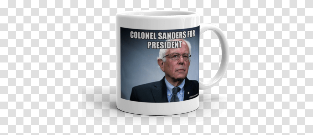 Colonel Sanders For President First I Park My Car, Coffee Cup, Person, Human, Tie Transparent Png