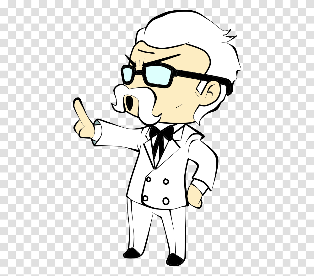 Colonel Sanders Kcf Dividing Fractions Anchor Chart, Sunglasses, Accessories, Accessory, Performer Transparent Png