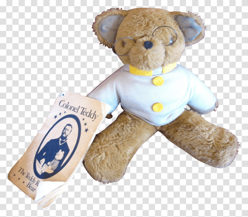 Colonel Teddy Roosevelt Bear H2w Stuffed Toy, Teddy Bear, Doll, Plush Transparent Png