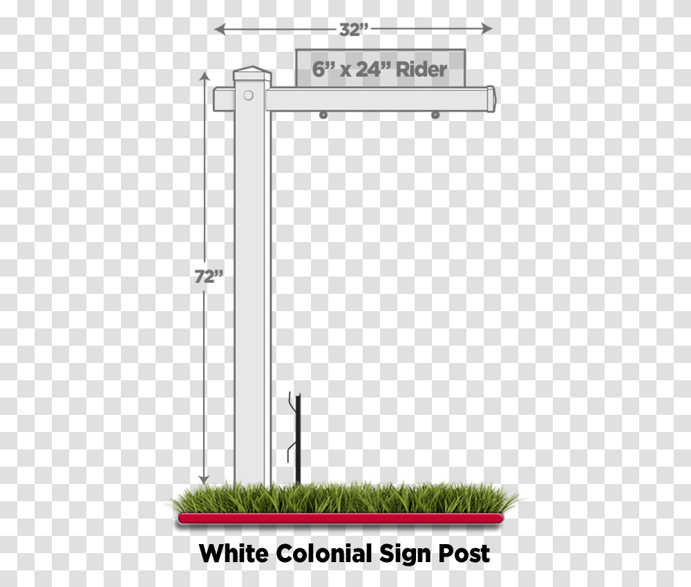 Colonial Sign Post Real Estate Signs 30 X, Door, Screen, Electronics Transparent Png