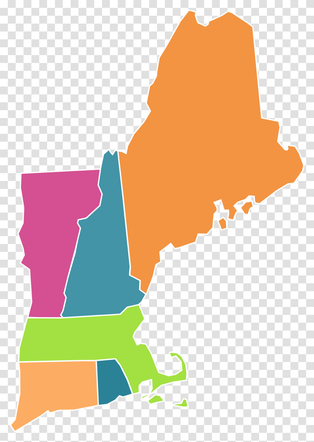 Colonial Trade Clipart New England States Clip Art, Plot, Outdoors, Nature, Map Transparent Png