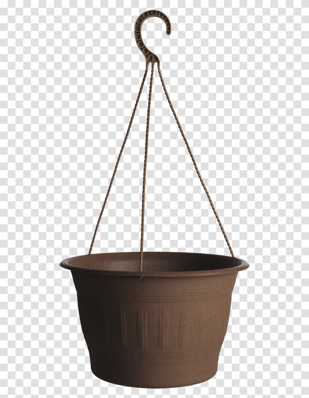 Colonnade Hanging Basket In Dark Earth Boat, Bowl, Pot, Handbag, Accessories Transparent Png