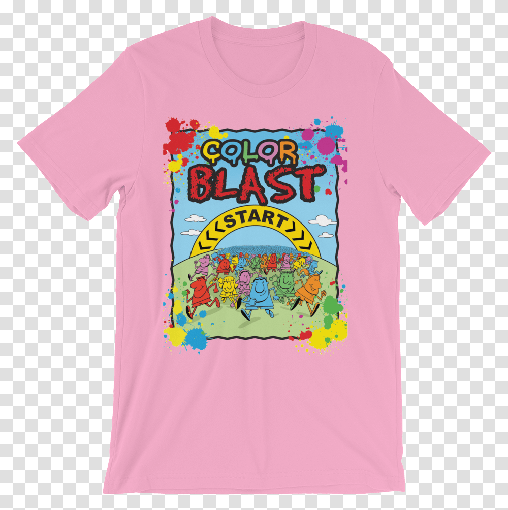 Color Blast Tee Active Shirt, Apparel, T-Shirt Transparent Png