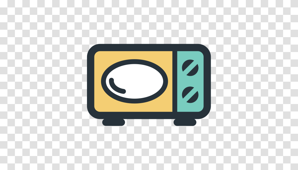 Color Block Microwave Oven Technology Cooking Icon With, Alarm Clock, Digital Clock, Electrical Device, Electrical Outlet Transparent Png