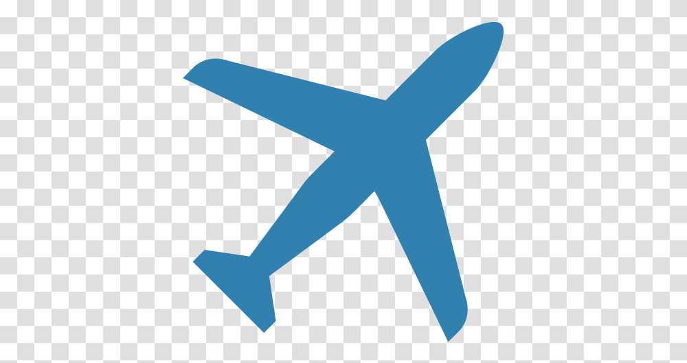 Color Blue Airplane Clipart With Color, Axe, Tool, Symbol, Star Symbol Transparent Png
