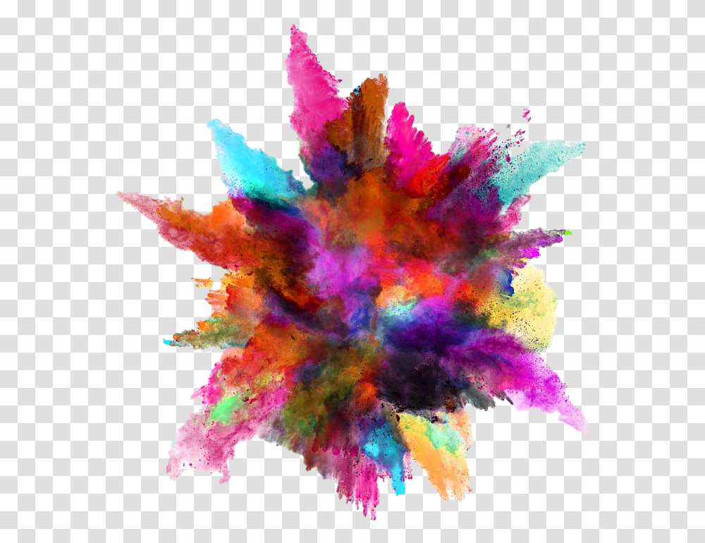 Color Bomb Photos Color Explosion, Ornament, Pattern, Fractal, Purple Transparent Png