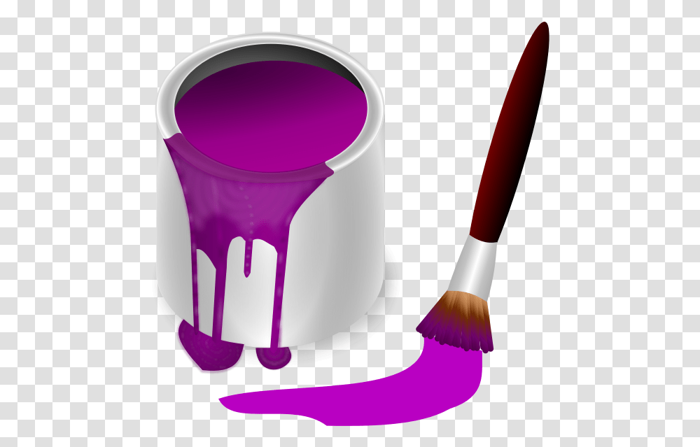 Color Bucket Purple Purple Paint Clipart, Brush, Tool, Paint Container, Toothbrush Transparent Png