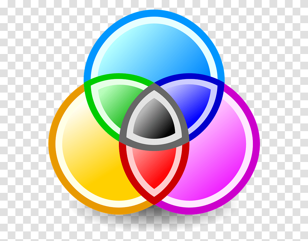 Color Circles Cmyk Icon, Logo, Symbol, Trademark, Tape Transparent Png