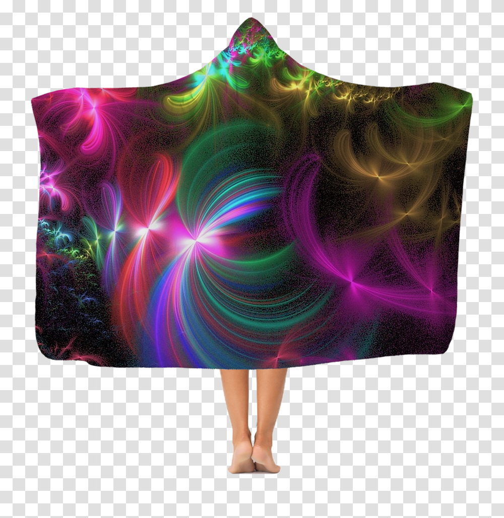 Color Classic Adult Hooded Blanket Polar Fleece, Ornament, Pattern, Fractal, Person Transparent Png