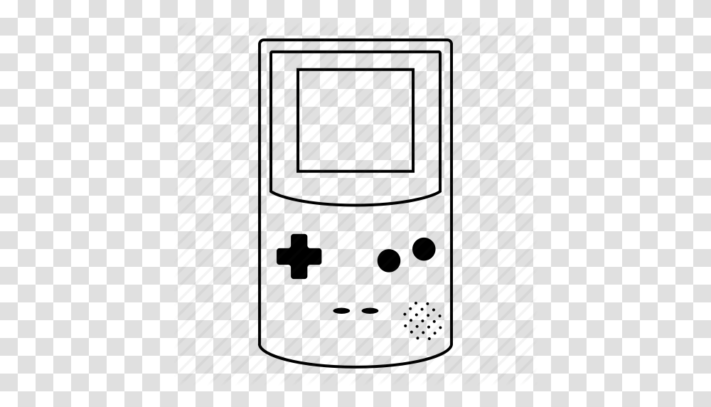 Color Console Controller Game Gameboy Gamer Videogame Icon, Plan, Plot, Diagram Transparent Png