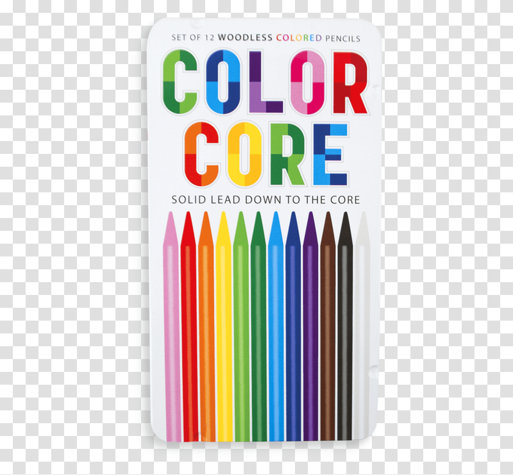 Color Core Colored Pencils Graphic Design, Text, Crayon, Electronics Transparent Png