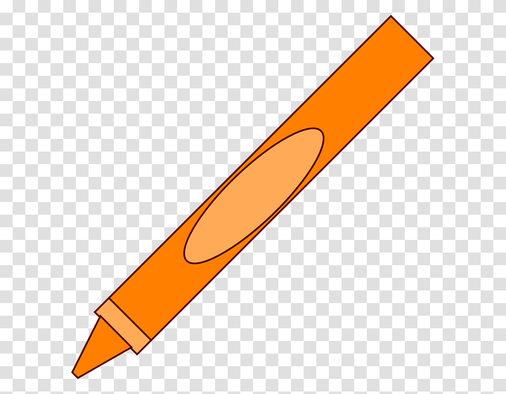 Color Crayon Orange Clipart, Baseball Bat, Team Sport, Sports, Softball Transparent Png