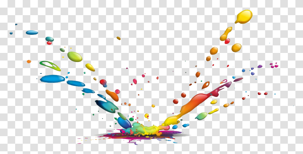 Color Drop Water Paint Splash Ink Drops Clipart Color Water Splash, Droplet, Floral Design, Pattern Transparent Png