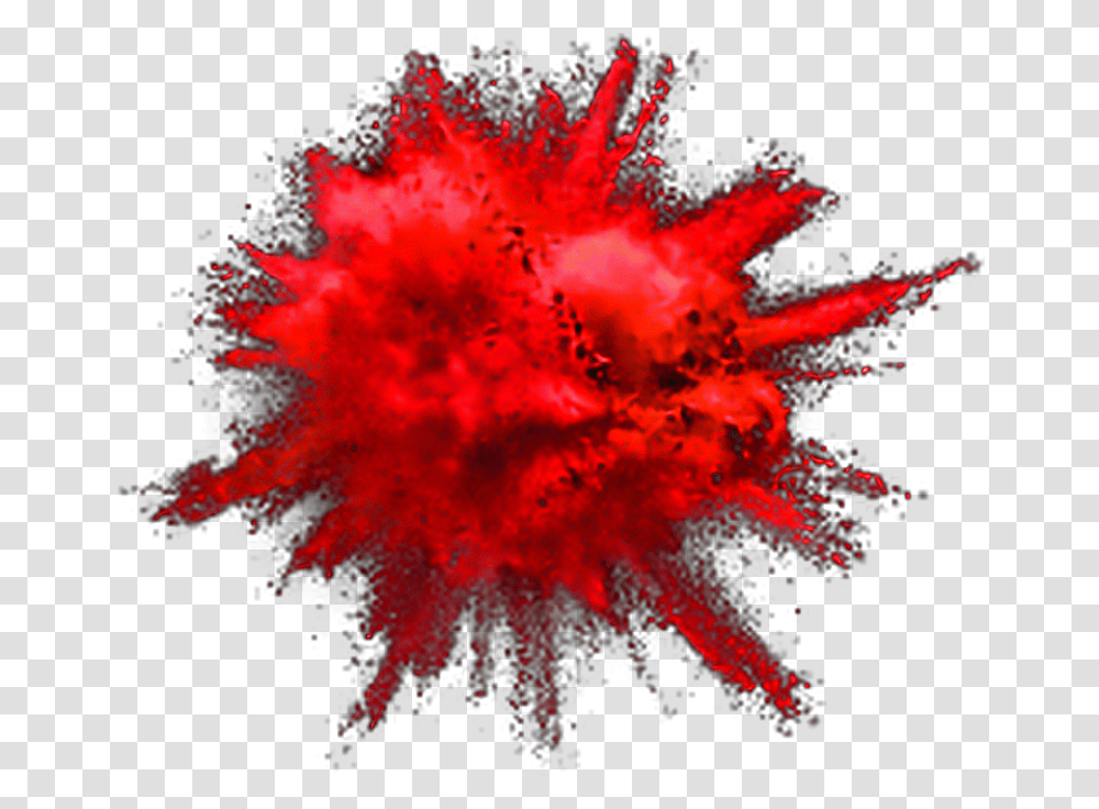 Color Dust Explosion Red Powder Explosion, Ornament, Fractal, Pattern, Purple Transparent Png