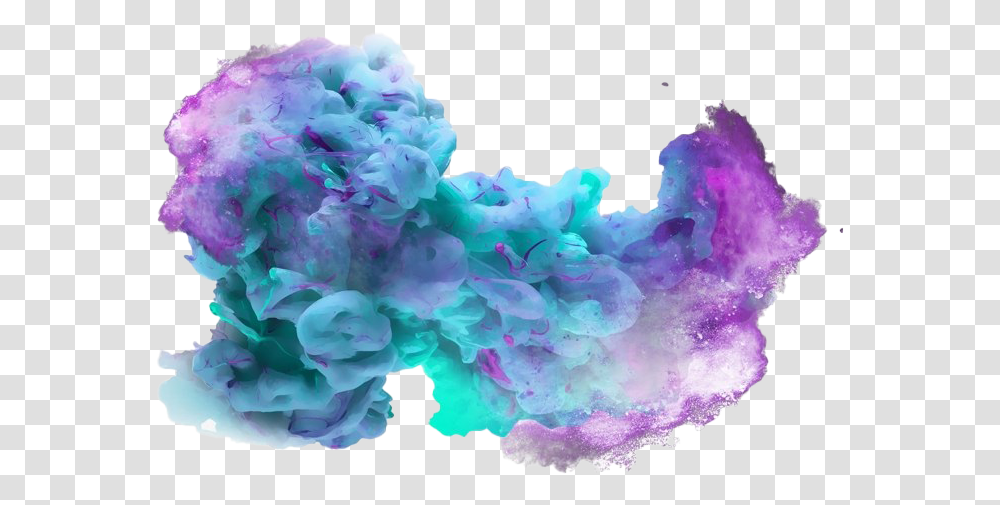 Color Explosion Clipart Smoke Effects For Picsart, Mineral, Crystal, Pattern, Rose Transparent Png