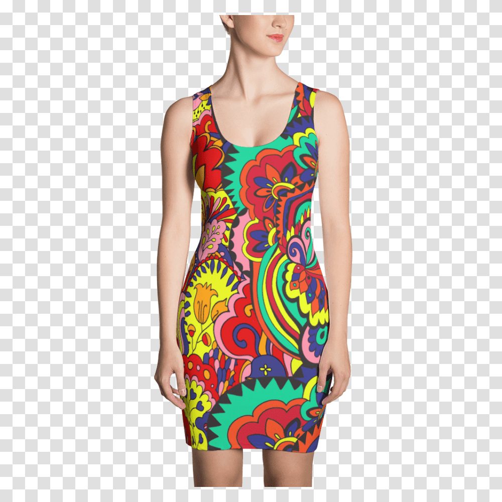 Color Explosion Dress, Apparel, Person, Human Transparent Png