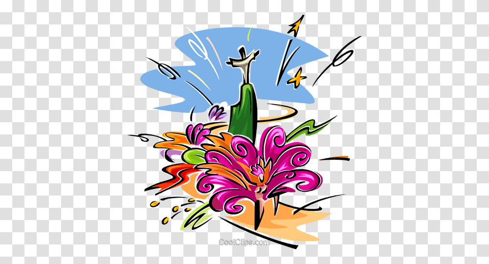 Color Explosion Royalty Free Vector Clip Art Illustration, Floral Design, Pattern, Animal Transparent Png