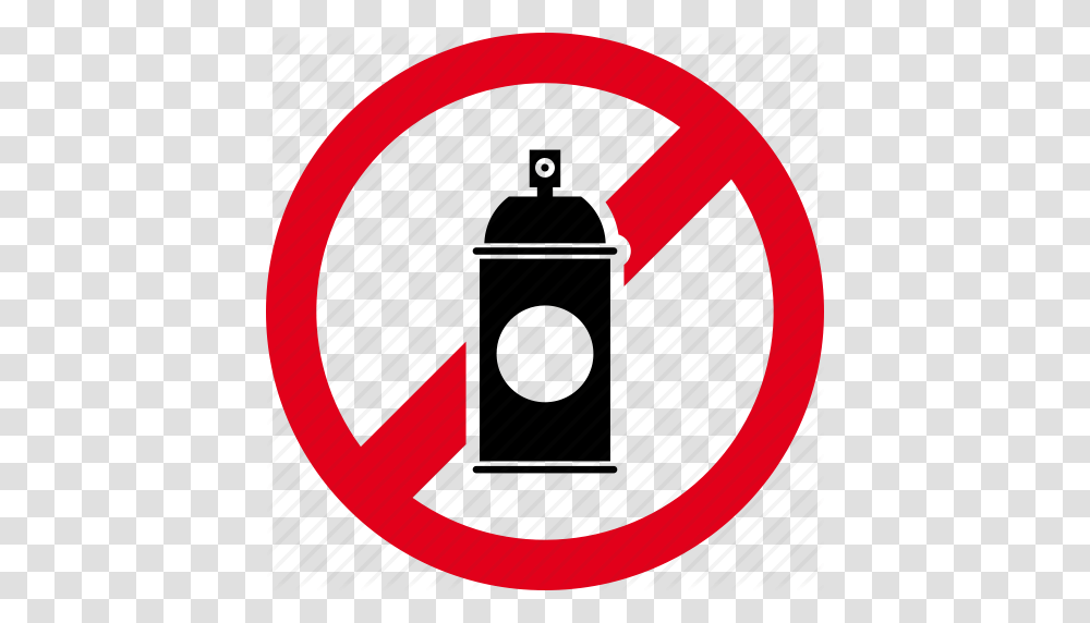 Color Forbidden No Paint Painting Spray Icon, Cowbell, Lantern, Lamp Transparent Png