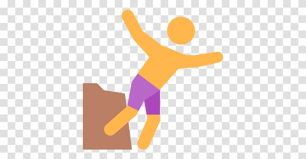 Color Icon Cliff Dive Clipart, Person, People, Hand, Light Transparent Png