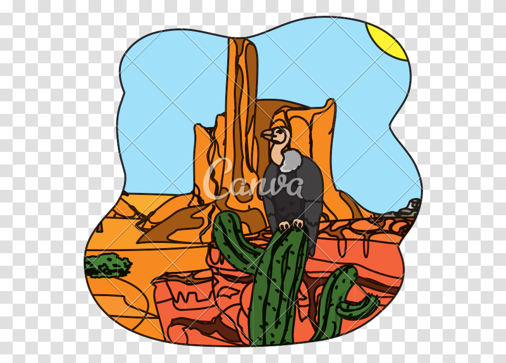 Color In The Cactus Clipart Canva, Furniture, Throne, Plant Transparent Png