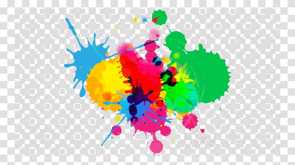 Color Ink Splatter, Floral Design, Pattern Transparent Png