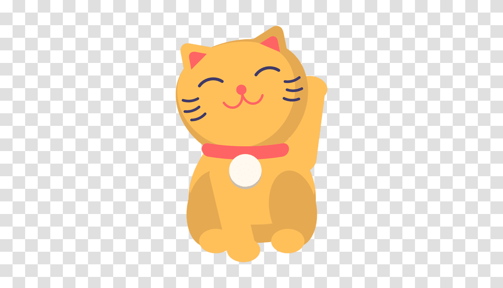 Color Maneki Neko Cat, Pet, Animal, Mammal, Toy Transparent Png