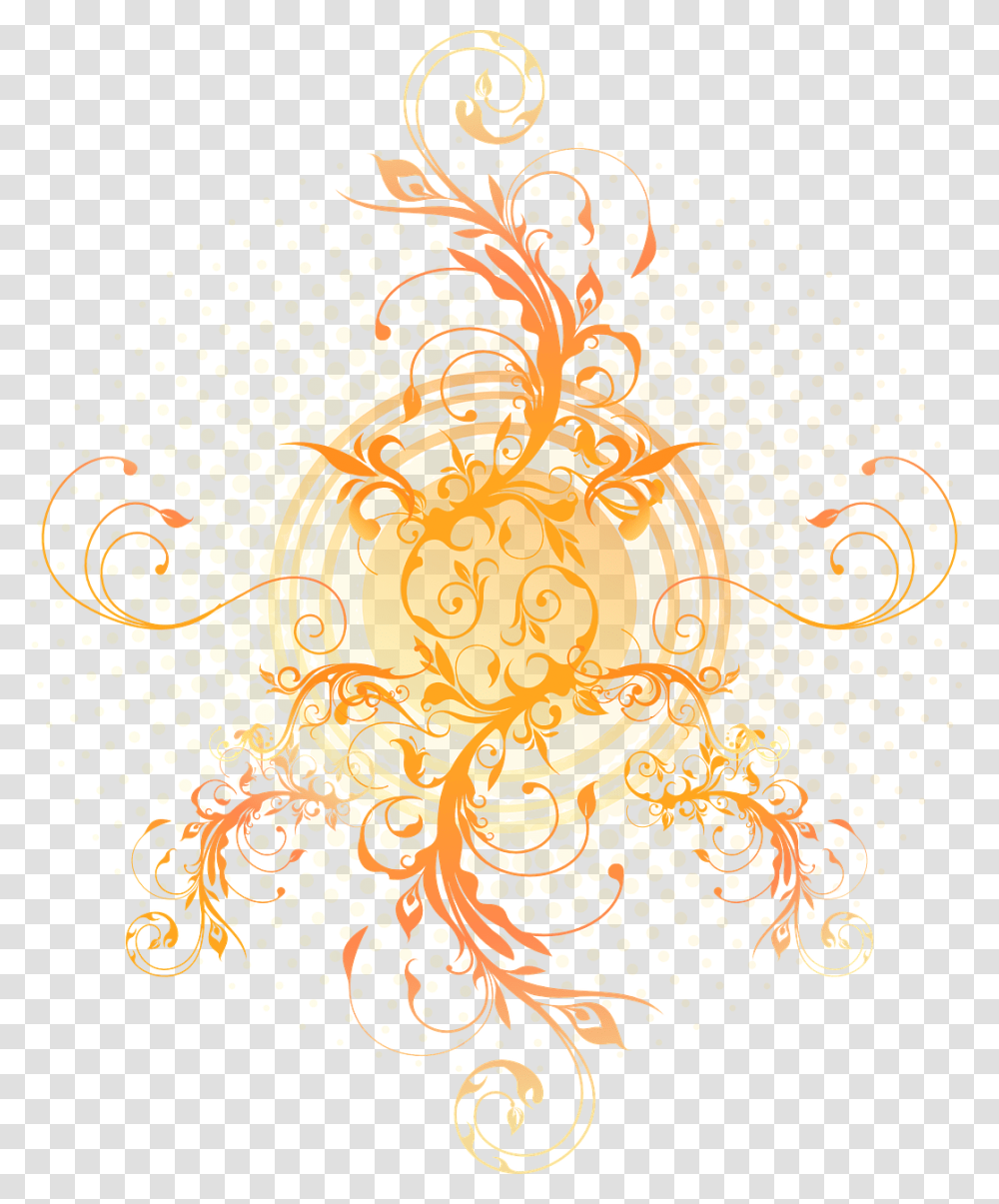 Color Naranja Vector Download Fantasy Sun Symbol, Pattern, Ornament Transparent Png