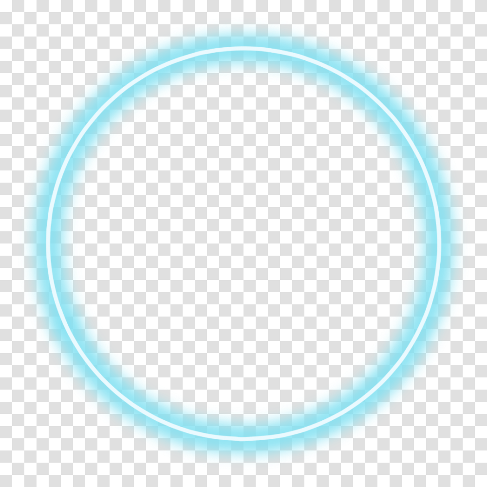 Color Neon Round Circle Blue Glow Freetoedit Green Neon Circle Transparent Png
