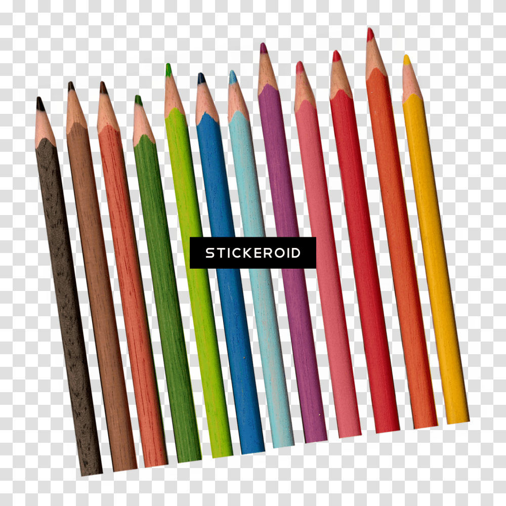 Color Pencil, Book Transparent Png