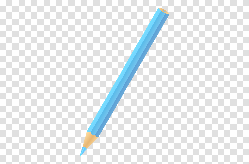Color Pencil Light Blue Vector Icon, Tool, Electronics, Brush, Sword Transparent Png