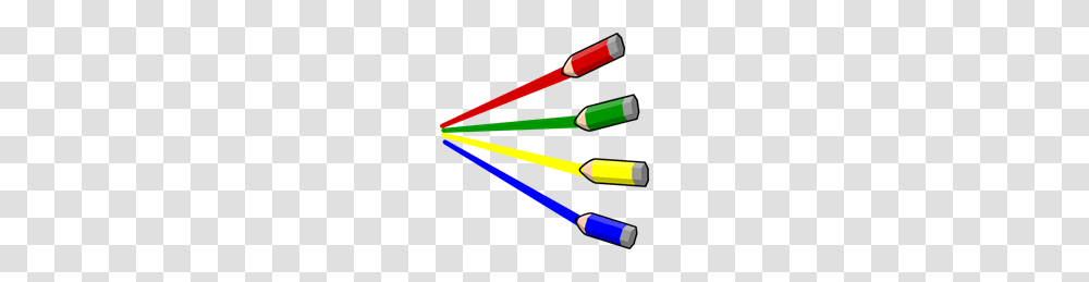 Color Pencil Stripes Small Pencils Clip Art For Web, Baseball Bat, Team, Laser, Light Transparent Png